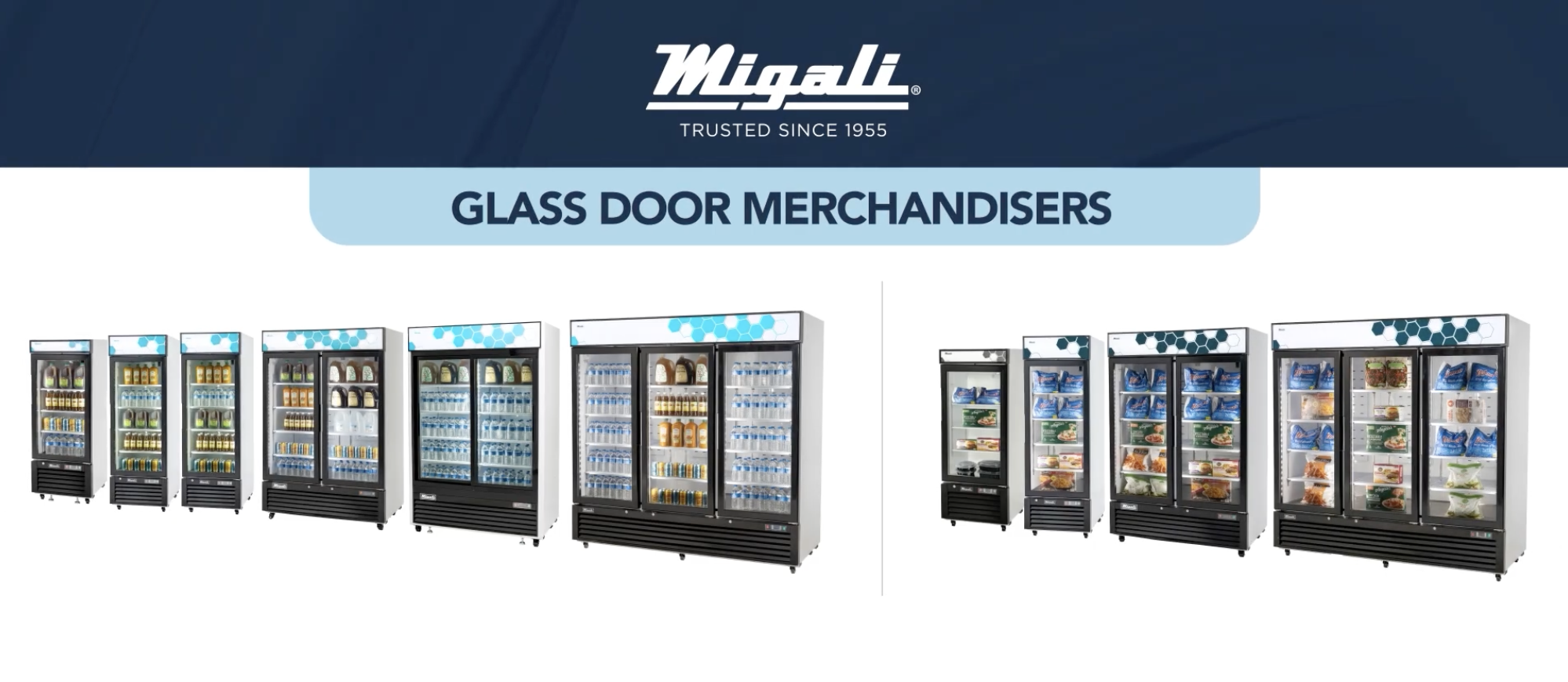 Amazon.com: Migali C-72FM-HC Three Glass Door Merchandiser Freezer